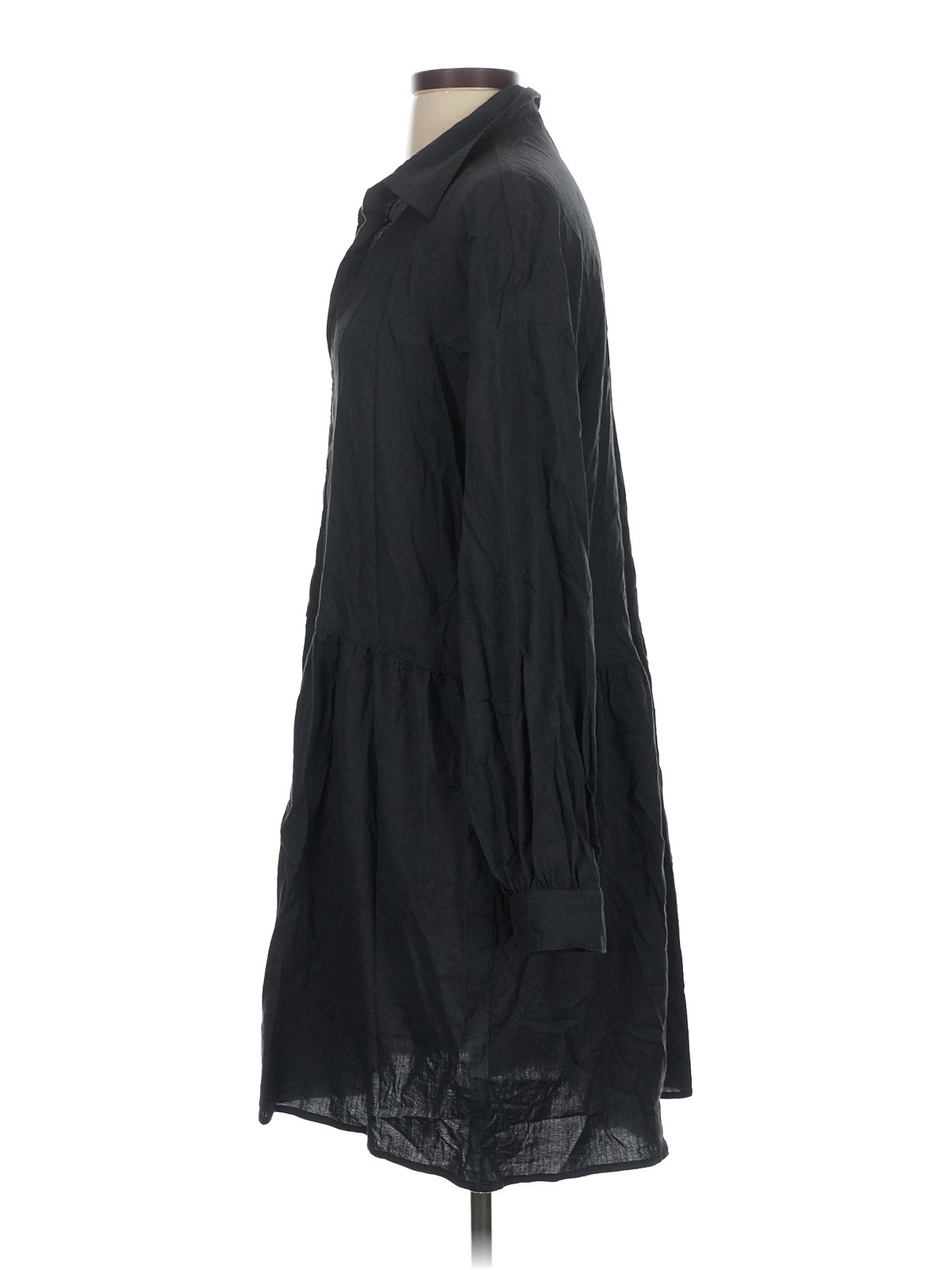 H&M Women Black Casual Dress S thumbnail 4