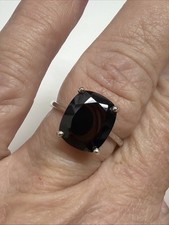 Sterling Silver black Onyx Ring Signed BBJ Size 8