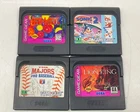 Sega Game Gear Games Lot of 4 - Bust-A-Move + Sonic 2 + The Lion King
