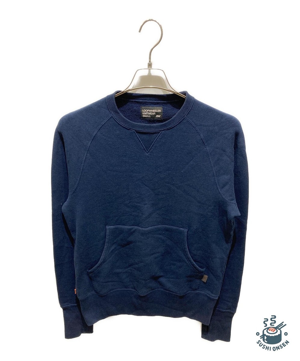 LOOPWHEELER × PORTER KANGAROO CREW NECK PORTER × LOOPWHEELER KANGAROO CREW NECK Size: S Navy Men | eBay