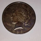 1926 Peace Dollar $1 Silver Coin Circulated Business Strike Uncertified