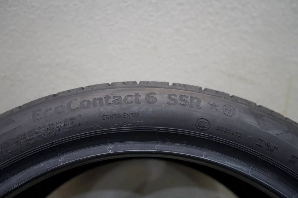 4x Continental EcoContact 6 SSR RSC * 225 40 R18 92Y Sommerreifen DOT21 5,6mm - Bild 3 von 4