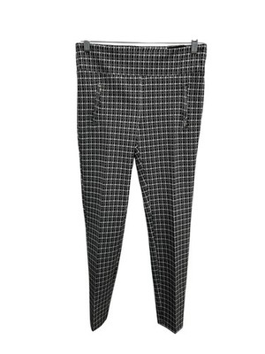 Soho Apparel Ltd. Black & White Houndstooth Stretch Pants Size Medium Office Wea