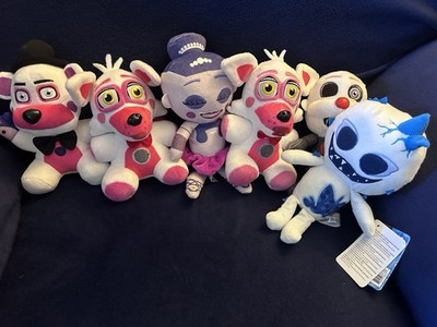 Funko FNAF Sister Location Plush Lot of 6 w/ Tags Funtime Freddy Foxy Ballora