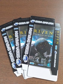 Replacement Sega Saturn Box Sleeve For Riven - Box Only - No Games Included