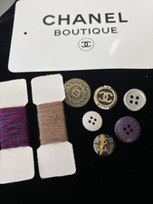 CHANEL 1990s VINTAGE CC 5 BUTTONS JACKET BRAND TAG NEW Threads