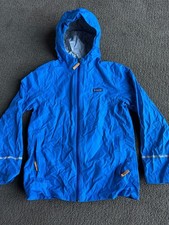 Patagonia Boys' Torrentshell 3L H2No Waterproof Rain Jacket XL 14 - Bayou Blue