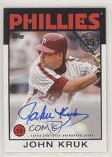 2021 Topps 1986 Topps Baseball Auto John Kruk #86A-JKR Auto 0cx3
