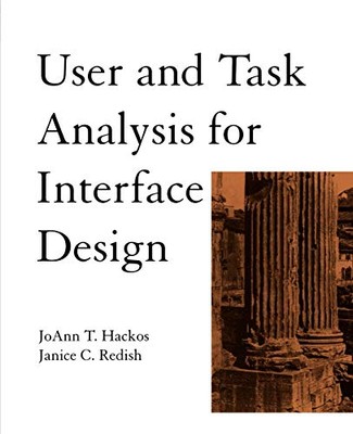 User and Task Analysis for Interfac..., Hackos, JoAnn T