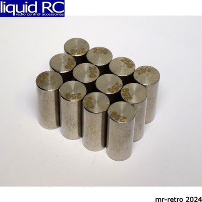 Hot Racing BLW227NW 25g Stainless Steel Wheels Weights for BLW227DWN Wheels (12)