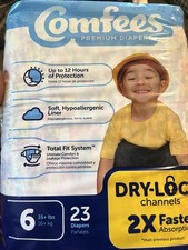 Comfees Baby Baby Diaper Size 6 Over 35 lbs. CMF-6 23 Ct