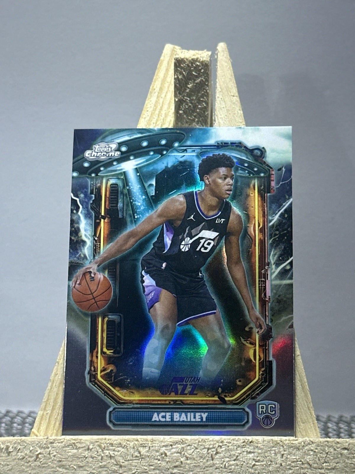 2025-26 Topps Cosmic Chrome Ace Bailey #ET-13 Refractor Rookie Jazz