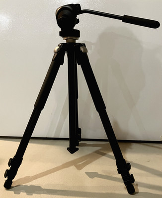Bogen Manfrotto Tripod 3178 WNK Micro Fluid Tripod Head - 3130 W/Case Italy 2005