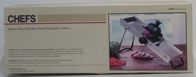 Mandoline Food Slicer CHEFS #26141 Adjustable Stainless Steel Mandoline