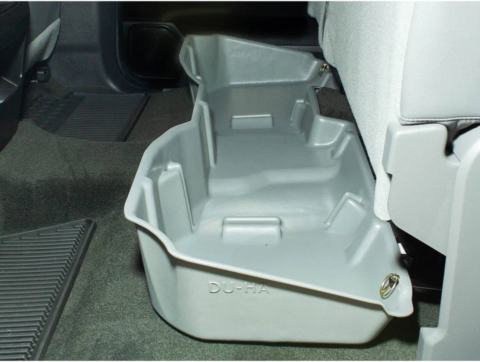DU-HA Black Underseat Storage Case Fits 2014-2018 Silverado/Sierra 1500 Crew Cab - Image 2 of 4