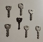 VINTAGE KEY LOT MASTER LOCK CO. & AMERICAN LOCK 7 INDUSTRIAL WARDED / BIT KEYS — photo 7