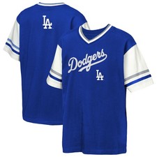 Youth Outerstuff  Royal Los Angeles Dodgers Big League Base Runner Ringer