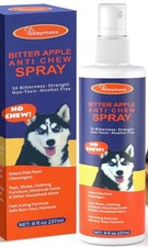 Bitter Apple Spray Stop Chewing For Dogs 8 fl oz Exp: 02/2026