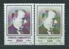 Turquie - Courrier 1990 Yvert 2652/3 ** Mnh Ataturk