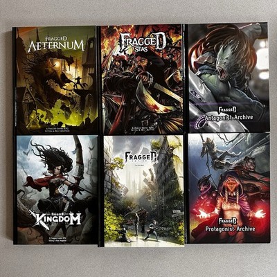Fragged Empire RPG Lot 6 HC Books Core Rulebook, Aeternum, Kingdom, More