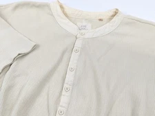 Fear Of God Shirt FOG Waffle Henley Mens LG 2015-2016 1/2 Button Collection One