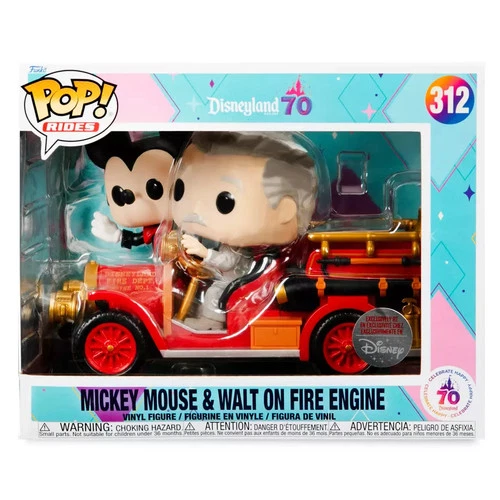 Mickey Mouse & Walt Disney Funko Pop! Rides Vinyl Figure - Disney Exclusive