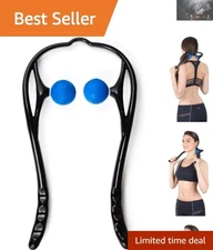 Manual Neck and Shoulder Massager: Customizable Shiatsu for Instant Relief