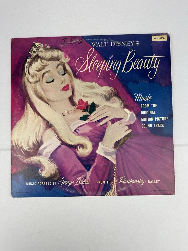 Walt Disney's Sleeping Beauty LP Disneyland WDL-4018 1959 Pressing Red Label - Image 2 of 4