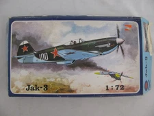 1989 Smer 1/72 Scale Yakovlev YAK-3 Soviet Fighter Model Airplane Kit #157 New!