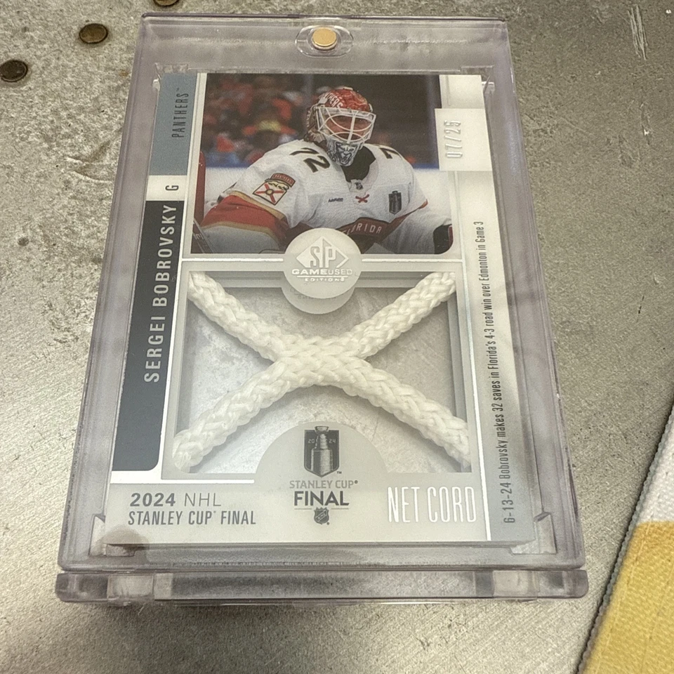 24/25 SPGU Net Chord Sergei Bobrovsky 7/25 Hockey Card - Image 2 of 4