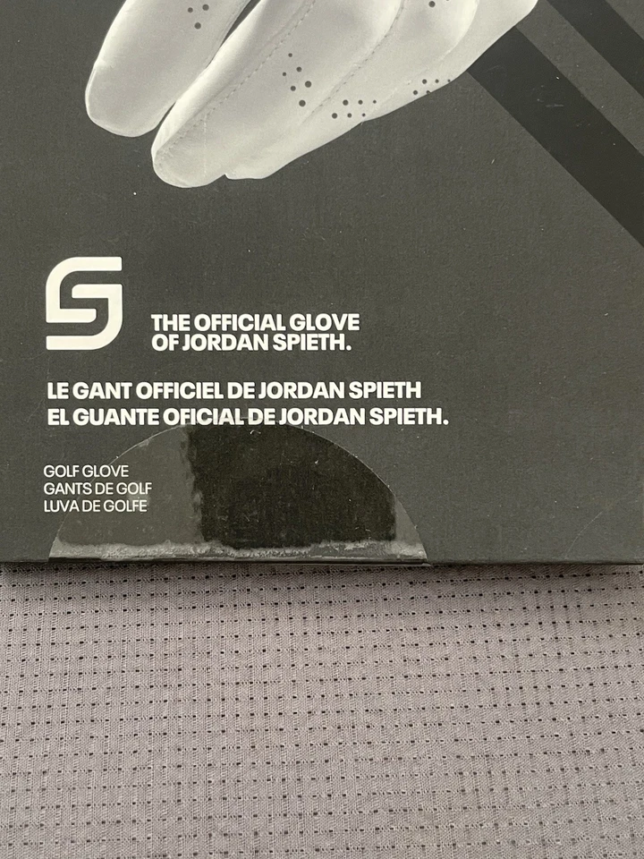 NWT Under Armour Jordan Spieth Tour L Cadet Leather Golf Glove 1363656-100 Men S - Image 3 of 4