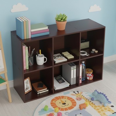 Bücherregal aus massivem Holz mit Aufbewahrungsregalen,Bücherregal auf dem Boden