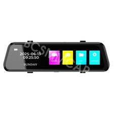 Dash Cam DVR Auto 9,66" Touch Screen 3CH Videoregistratore Telecamera Visione Notturna 1080P