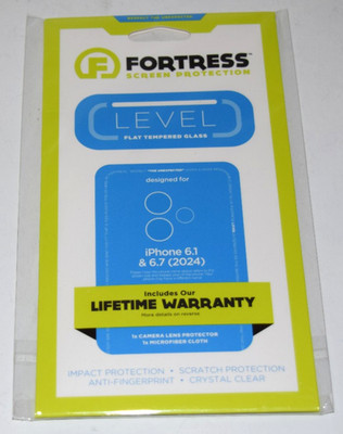 Fortress Tempered Glass Camera Lens and Cover for iPhone 6.1 & 6.7 2024