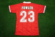 Robbie Fowler Signed Liverpool FC Shirt Genuine Autograph AFTAL COA