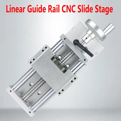 Linear Guide Rail CNC Slide Stage Actuator Ball Screw Motion Table 100mm-500mm - Bild 1 von 6