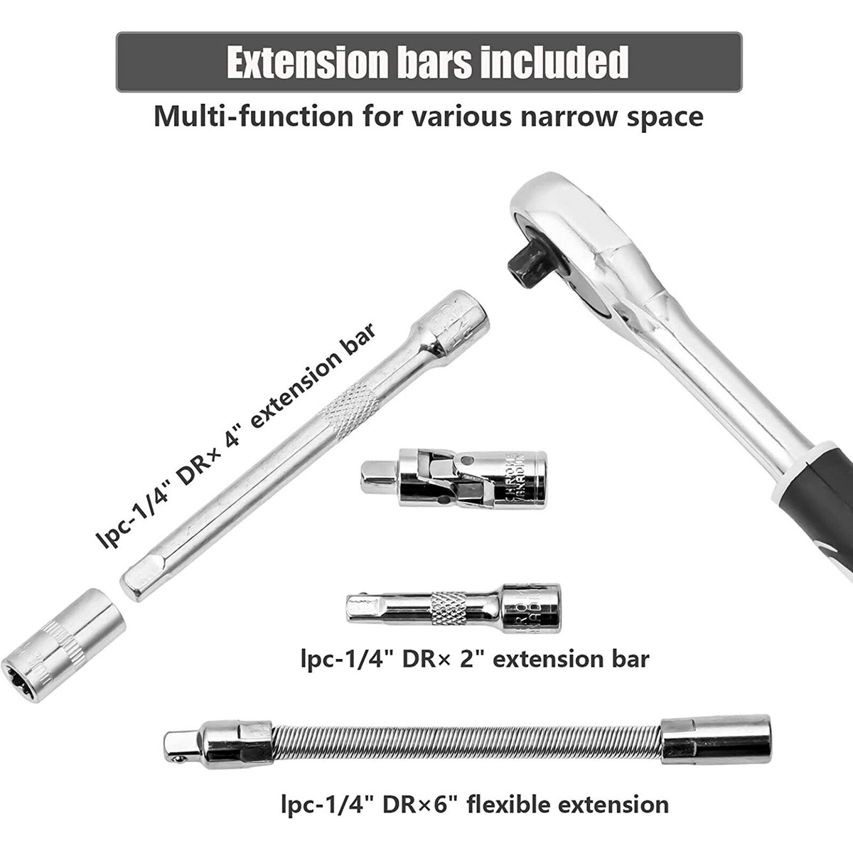 HAKENO 3 In 1 Set Di Anubri Ghisa Anubri Regolabili Set Con Prolunga - Foto 6
