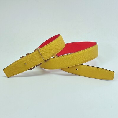 Handmade 32mm Reversible genuine Leather belt size 85 Free economy shipping