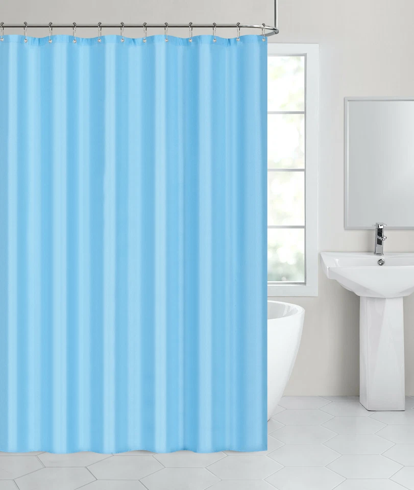 Hotel Collection Fabric Shower Curtain Liners By GoodGram - Assorted Colors - Image 2 of 4