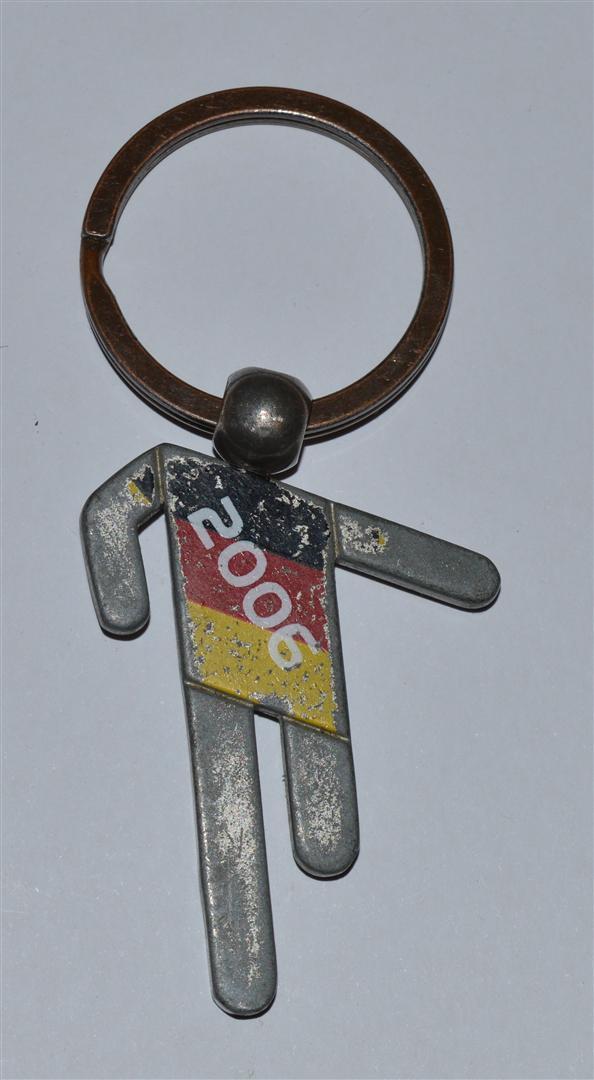 2006 World Cup Germany FIFA football player in jersey soccer metal