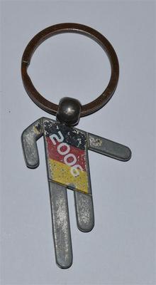 2006 World Cup Germany FIFA football player in jersey soccer metal