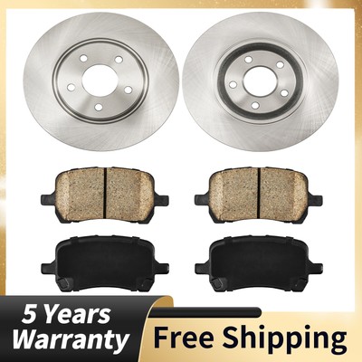 Front Brake Kit Rotors & Brake Pads For Chevrolet Cobalt 2008 Malibu 55093 D1160