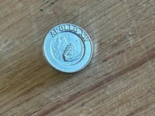 Apollo XII Lapel Pin NASA Moon Landing Space Race Mission Vtg Small Clutch Back