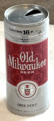 VTG 1970 s Old Milwaukee-Genuine  -Schlitz Brew-16 oz/One Pint-Alum. Beer Can