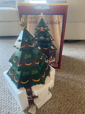 Kirkland Signature Wooden Advent Calendar Christmas Tree 24
