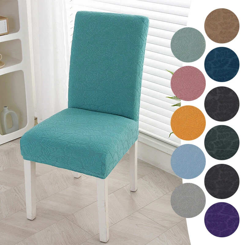Teal dining on sale chair covers
