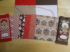 Stampin Up!  CANDY CANE LANE 6 X 6" Designer Card Kit CHRISTMAS Ribbon RARE