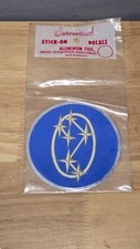 New 3.5 Vintage Alimex Subaru Aluminum Foil Car Decal Sticker - Made In Holland