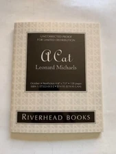 A CAT - UNCORRECTED PROOF BY LEONARD MICHAELS