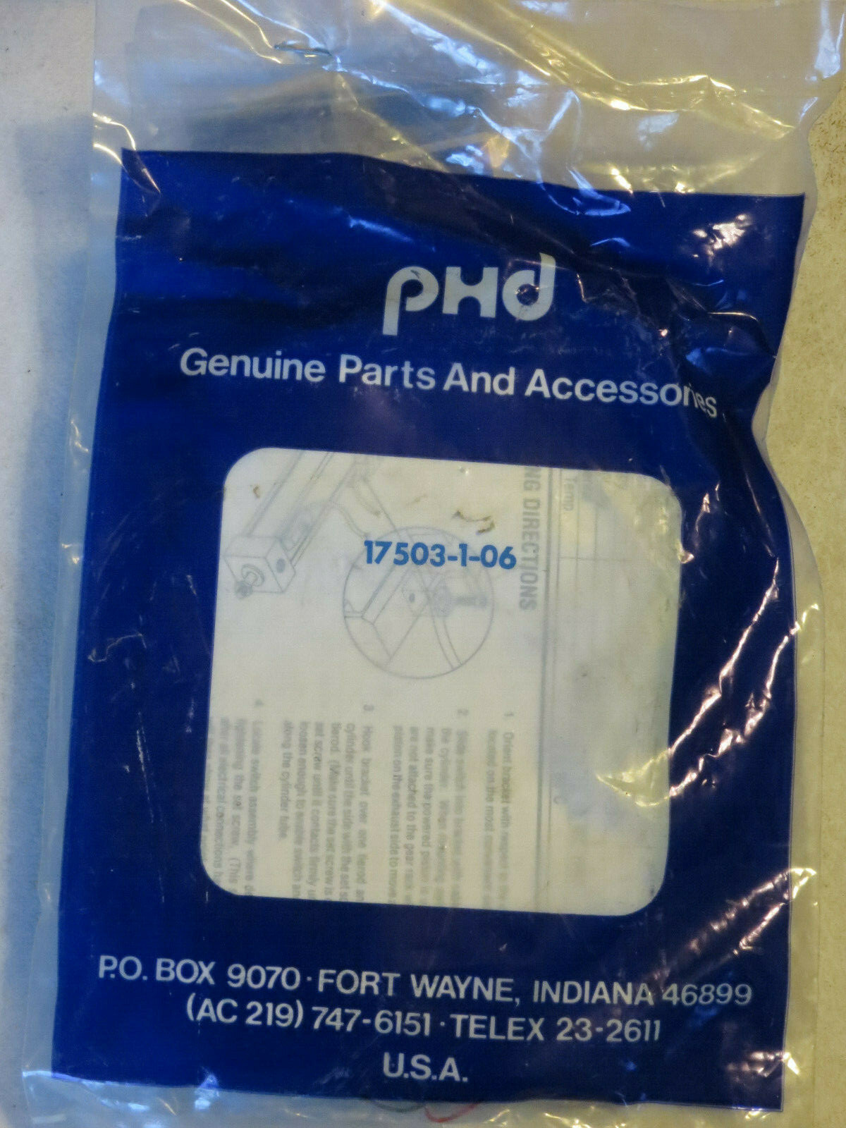 Free Shipping!!!! PHD 17503-1-06 Proximity Sensor With 170000-51-0 And ...